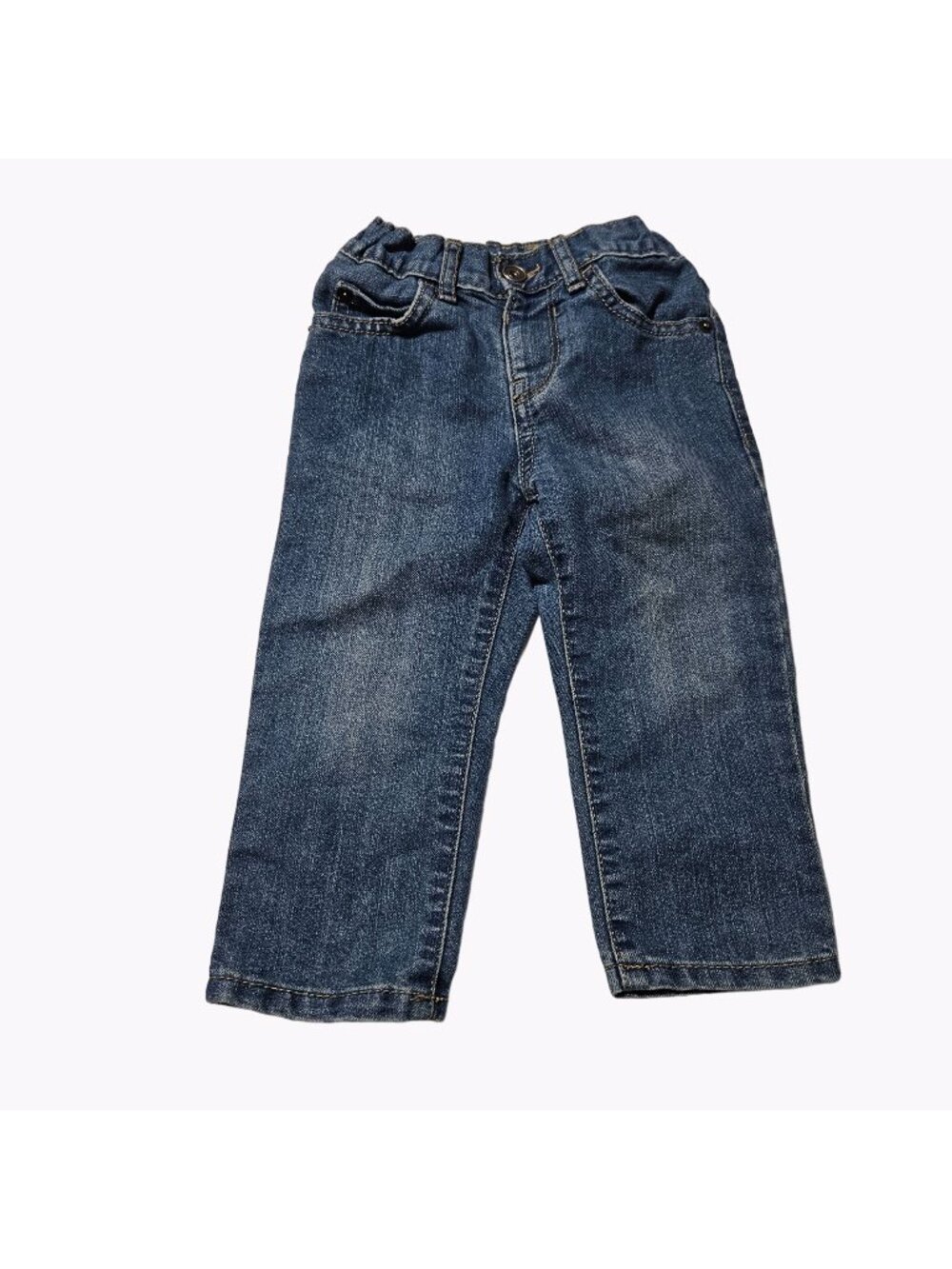 Childrens Place Skinny Toddler Jeans Size 18-24 Months Dark Wash Denim Pants